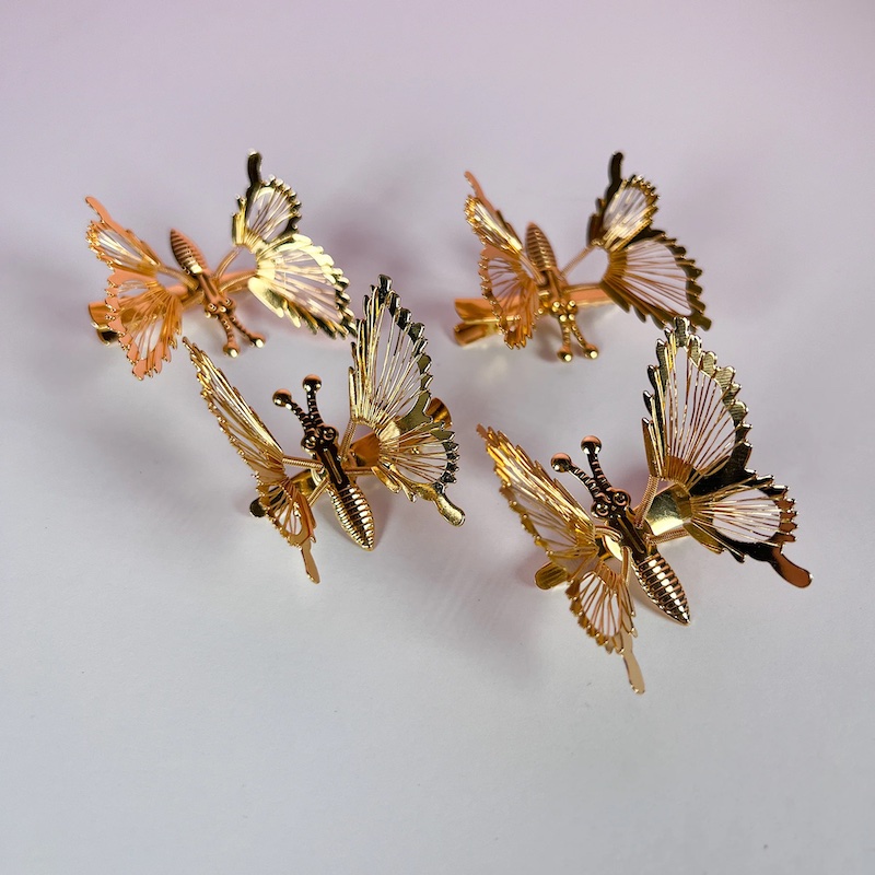 butterfly hair clips 90s